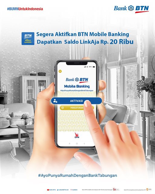 Inilah Cara Daftar dan Aktivasi BTN Mobile Banking