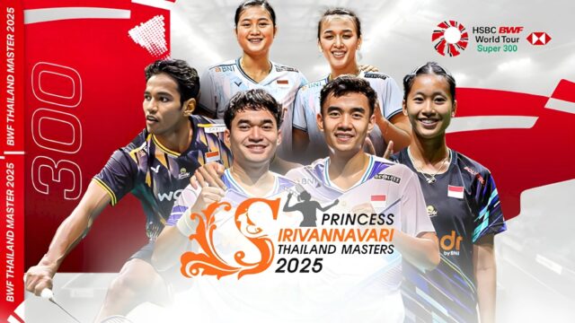 Daftar 5 Wakil Indonesia Lolos 16 Besar Thailand Masters 2025