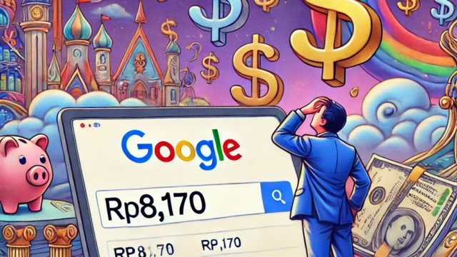 Dolar Rp8.170? Jangan-Jangan Google Pake Kurs Dunia Fantasi Nih!